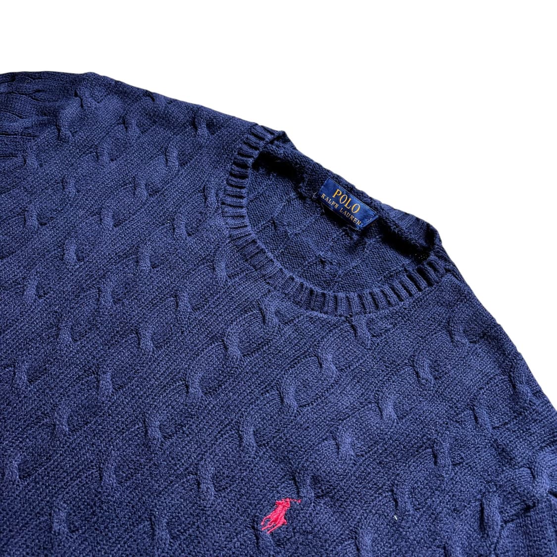 폴로 꽈배기 니트 상품이미지2