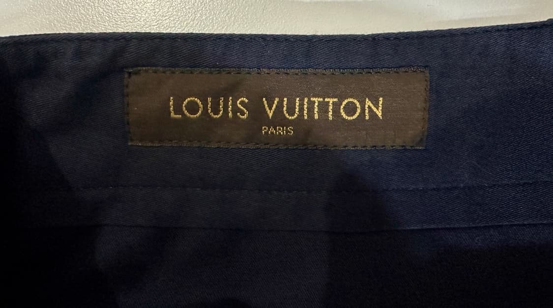 루이비통 네이비 코튼 치노 팬츠 44 상품이미지5