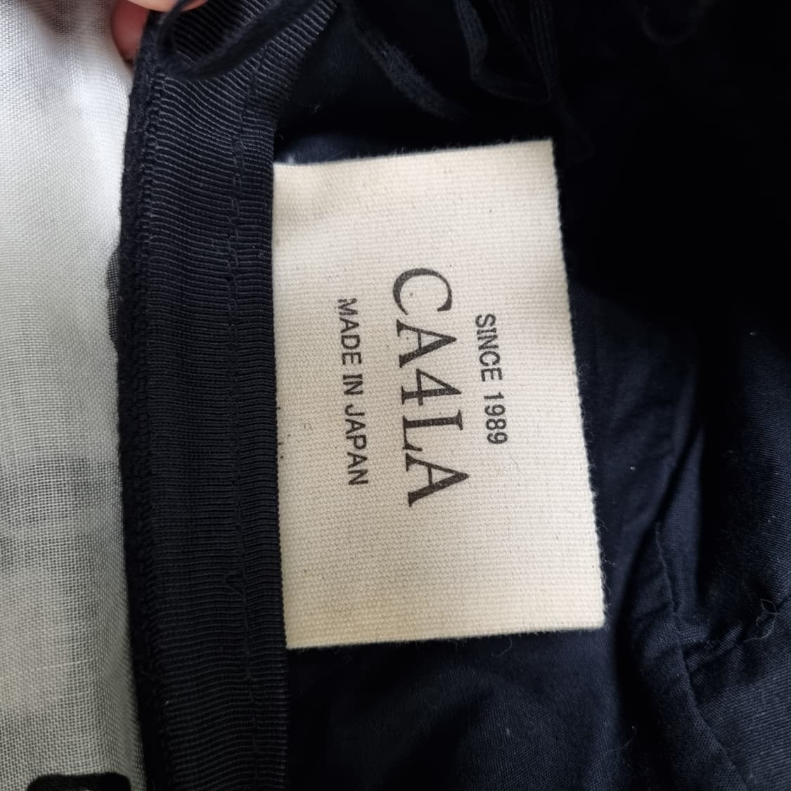 CA4LA aESTHETIC 비대칭 워크캡 블랙 상품이미지6