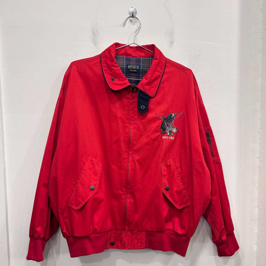 닥스 골프 빈티지 자수로고 코튼 봄버자켓 상품이미지2