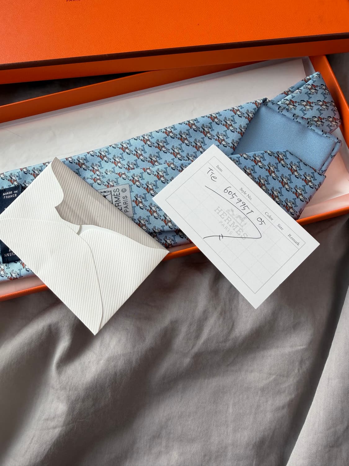 에르메스 홀스 실크 넥타이 상품이미지8