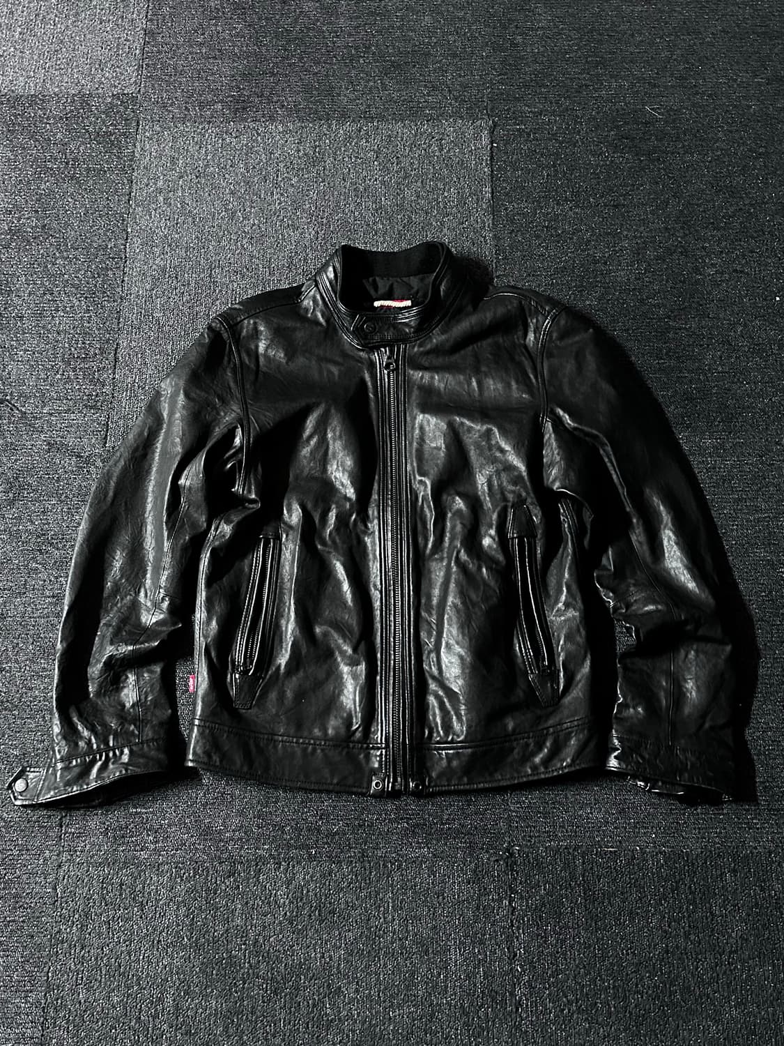 Levis 리바이스 램스킨 레더 가죽자켓   상품이미지1