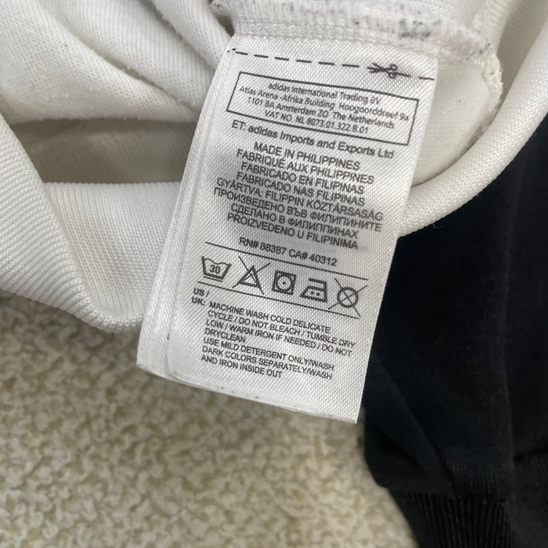 아디다스 파이어버드 트랙탑 져지 화이트 블랙 상품이미지4