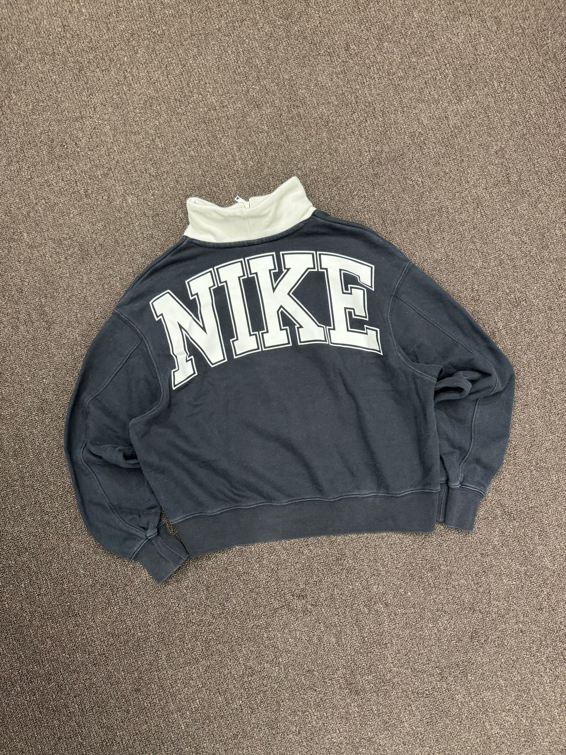 L)나이키 빈티지 크롭 하프집업 스웻셔츠 상품이미지4