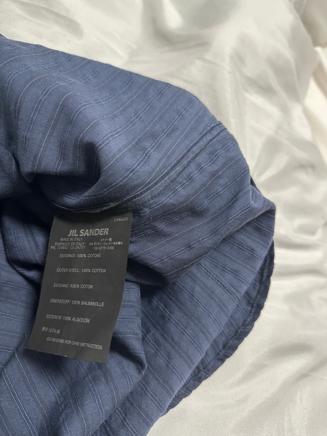 Jil sander 질샌더 스트라이프 셔츠 상품이미지4