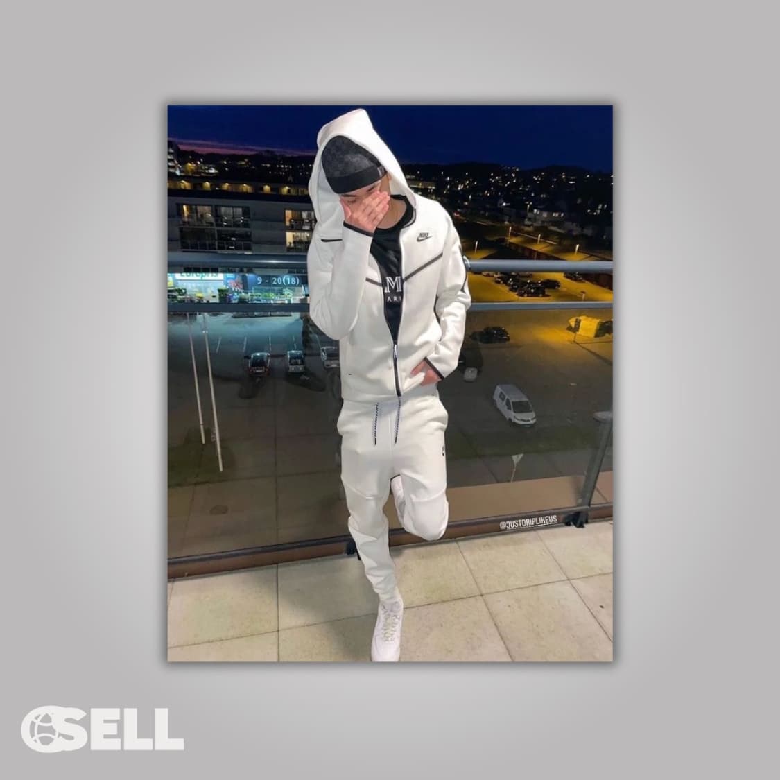 나이키 테크팩 화이트 셋업 상품이미지5