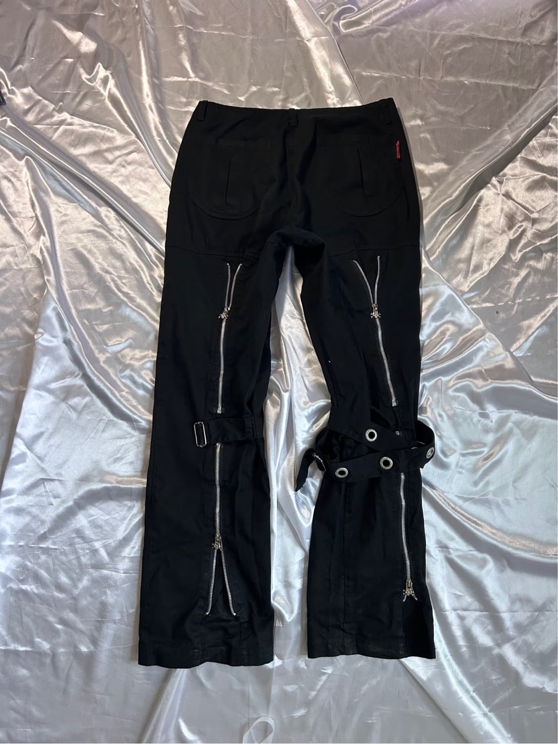 Mad Punks belt zipper detailed pants 상품이미지1