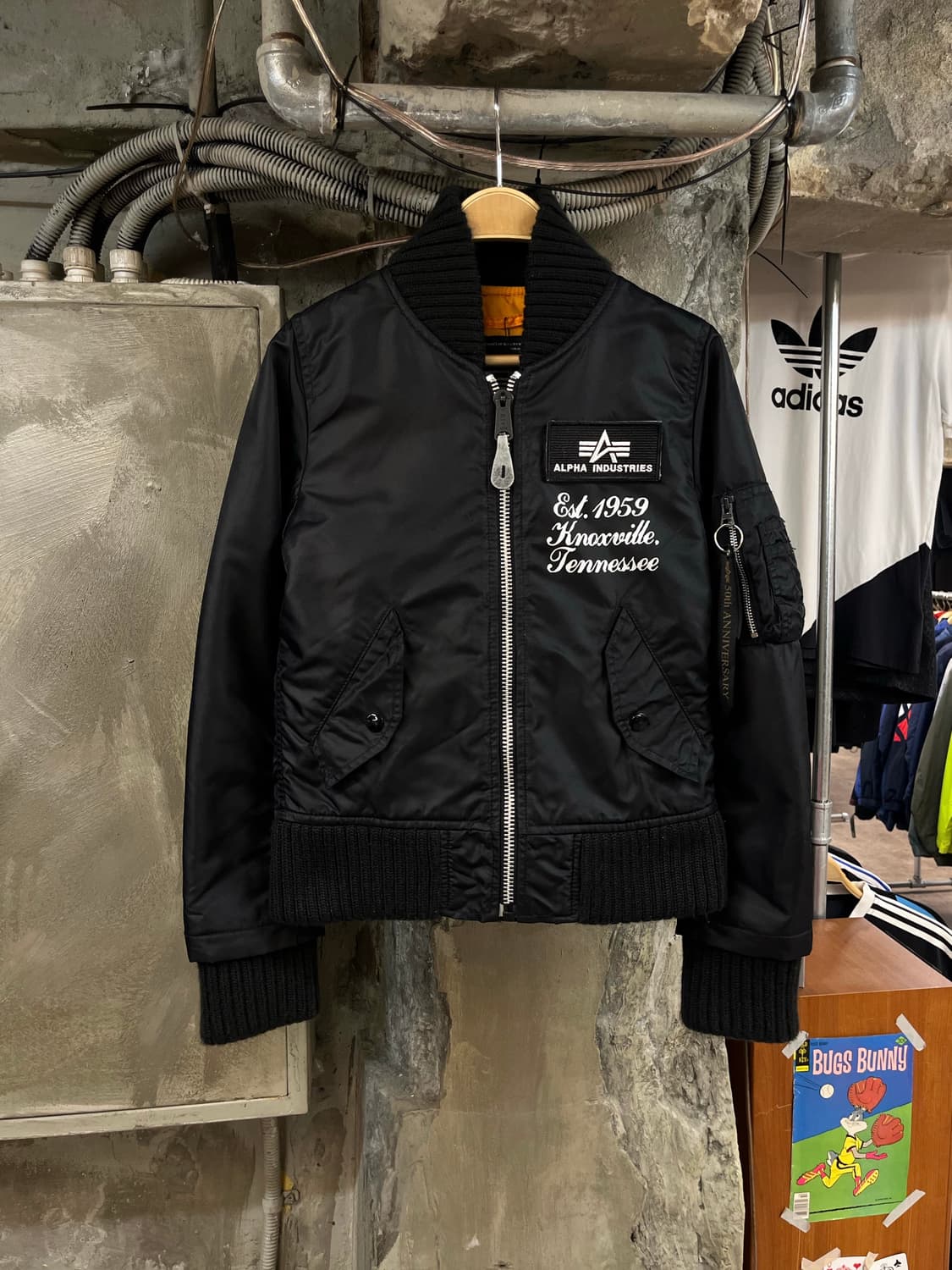 알파인더스트리 X 벤스 50주년 ma1 자켓 블랙 M #csz2480 상품이미지1