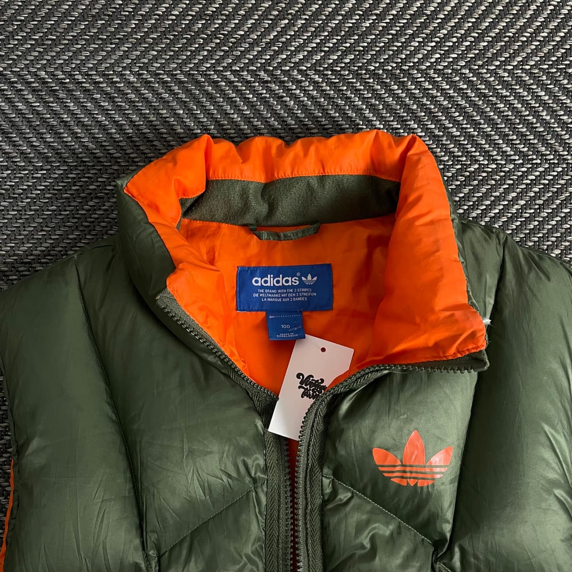 00s 아디다스 올드스쿨 올리브 다운 베스트o 2980 상품이미지5