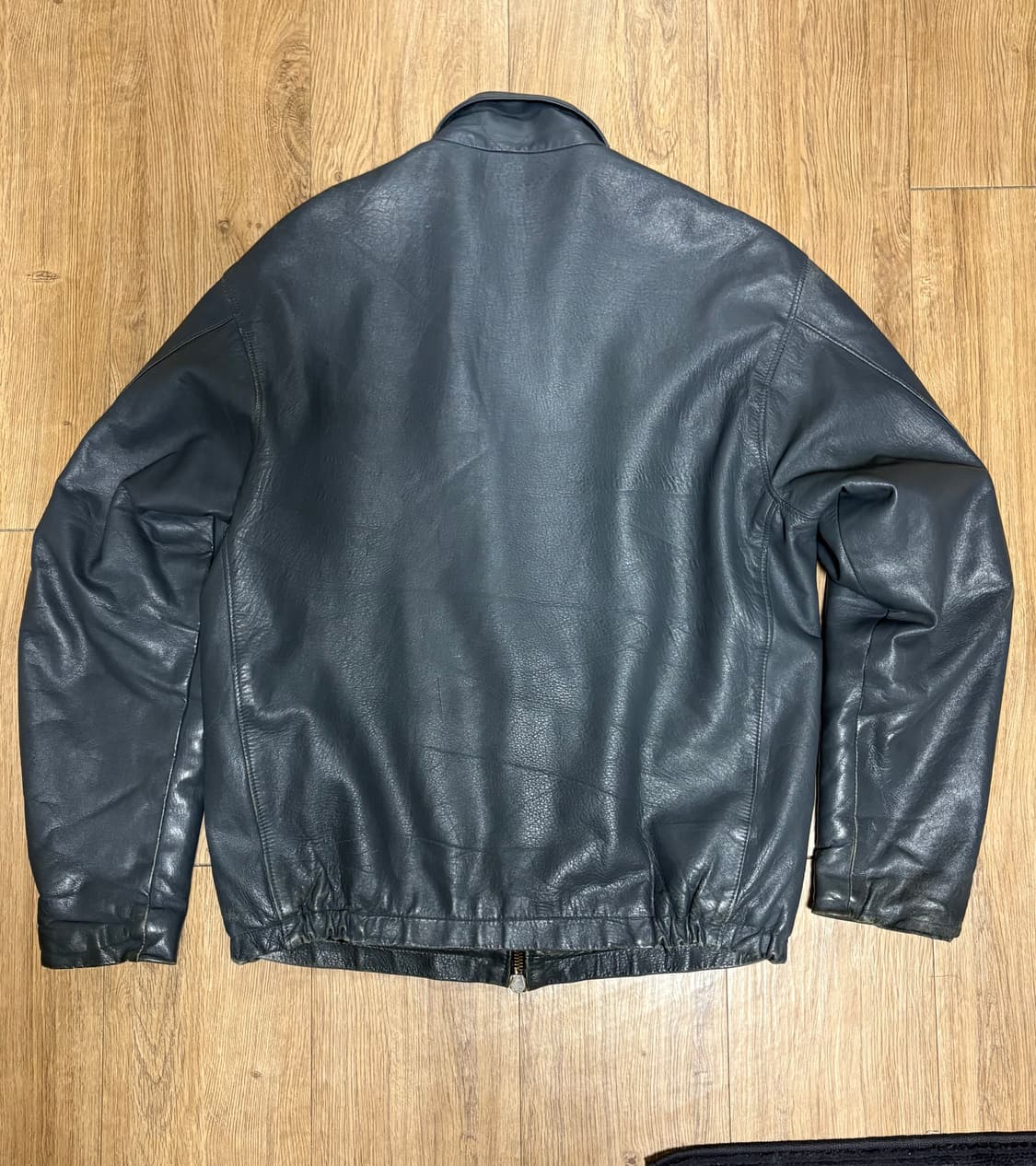 80s 프랑스군 레더 플라이트 자켓 상품이미지6