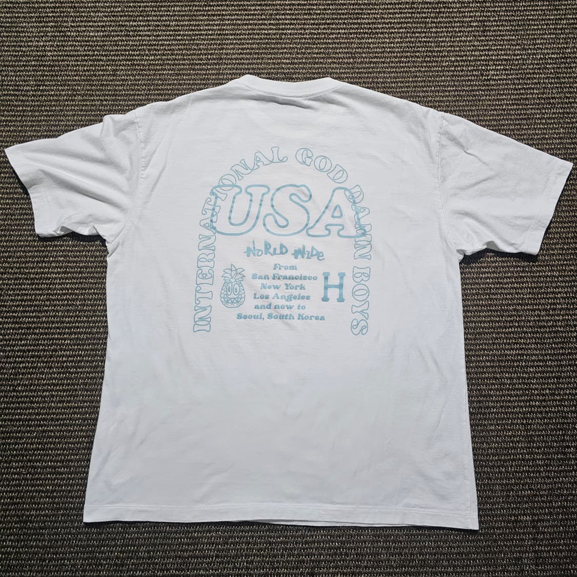 허프 레디 피나클 반팔 티셔츠 화이트 XL 상품이미지2