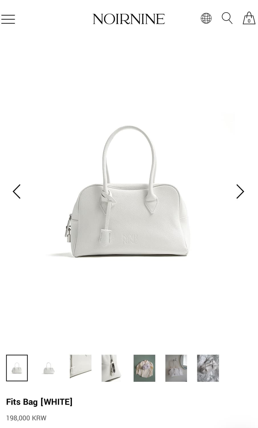 누아르나인 피츠백 화이트 상품이미지1