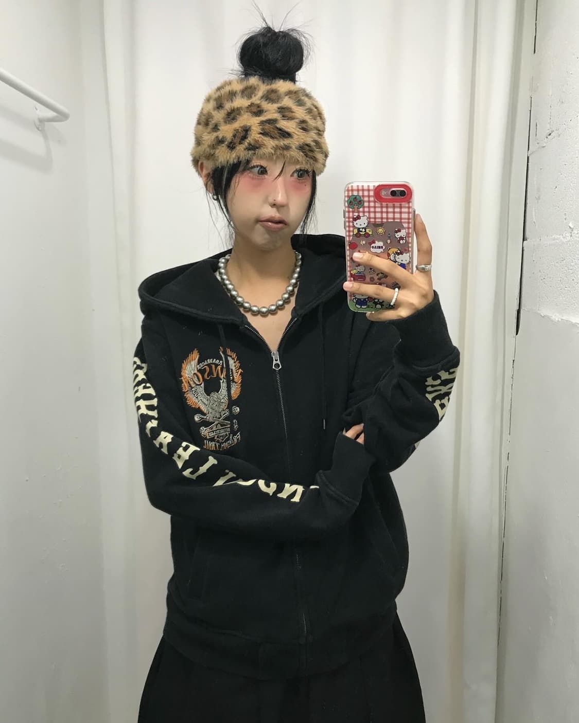 Vanson Embroidery Hood Zip-Up 상품이미지6