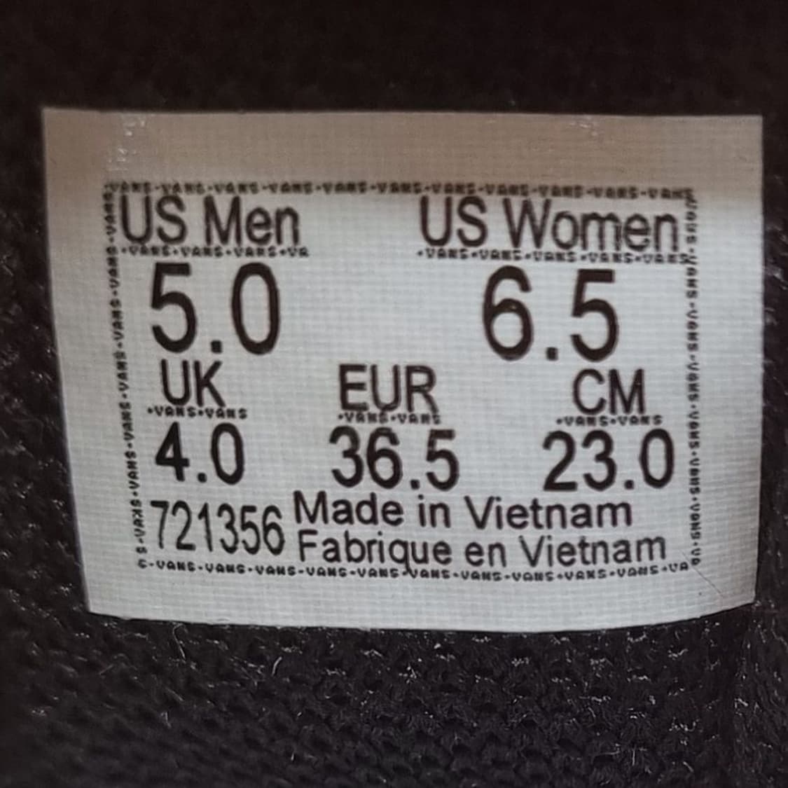 반스 올드스쿨 컴피쿠시 블랙 스니커즈230. 상품이미지6