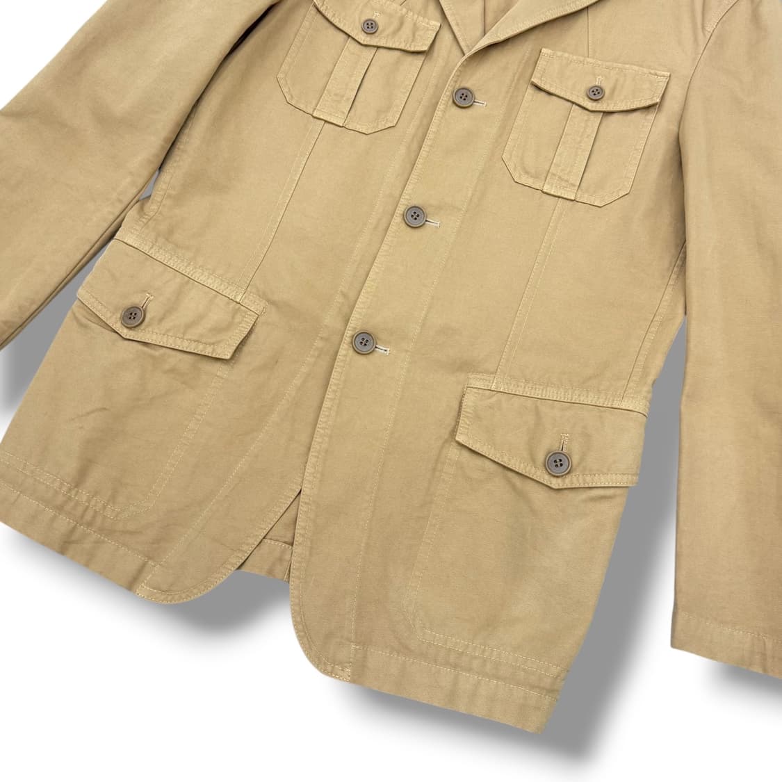 에르메네질도 제냐 베이지 코튼자켓 상품이미지5