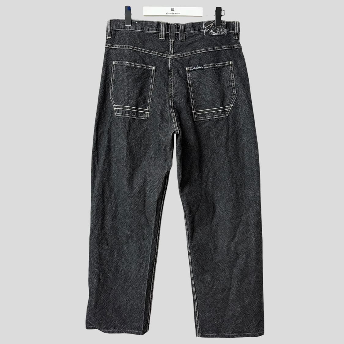 (36)칼카니 블랙 데님 팬츠 상품이미지8