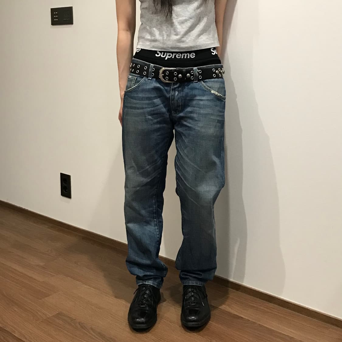 돌체앤가바나 메탈플레이트 데님 50사이즈 상품이미지8