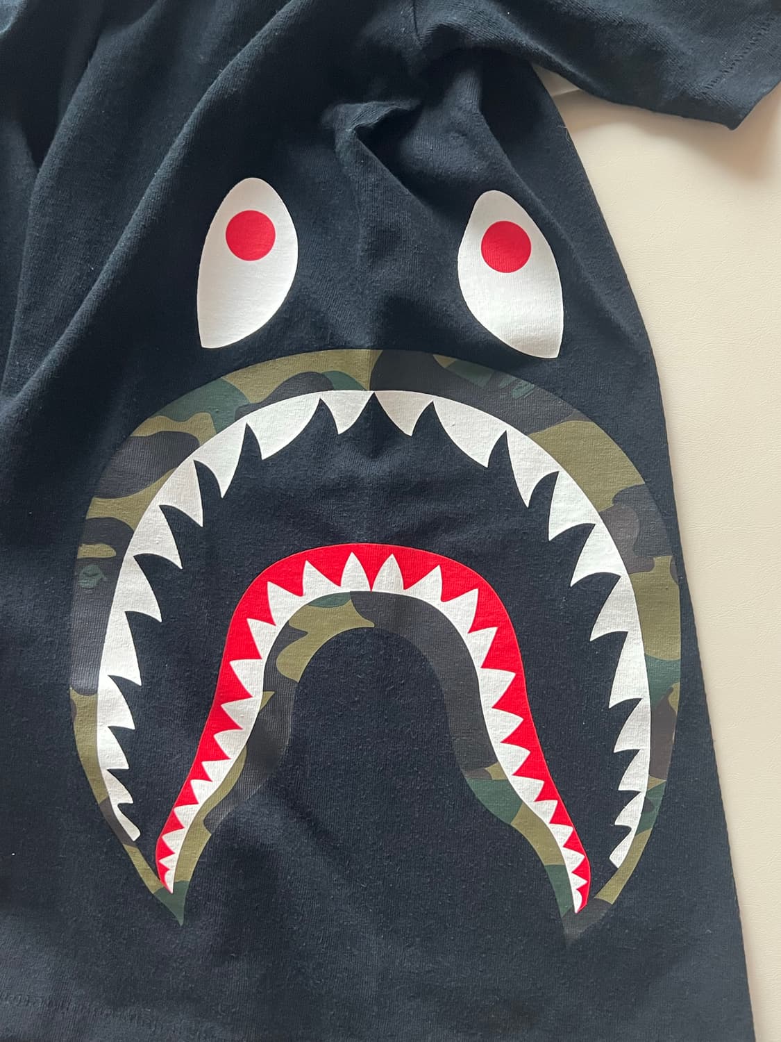 베이프 BAPE 티셔츠 블랙 M 상품이미지4