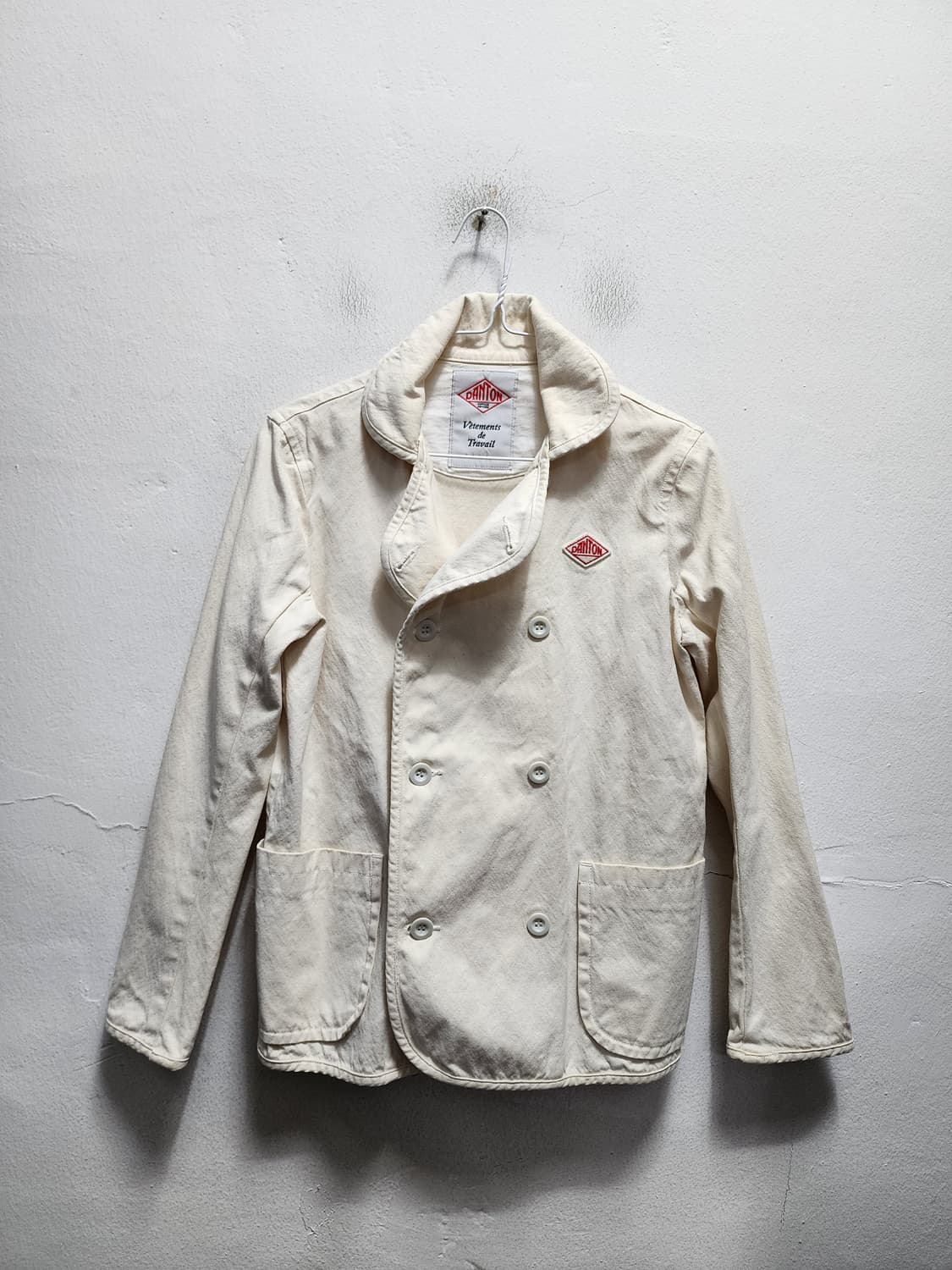 DANTON 단톤 아이보리 더블 자켓 상품이미지1