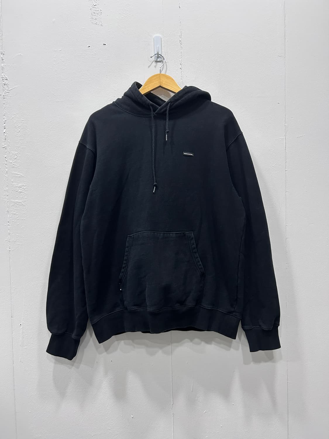 [L] 디스이즈네버댓 블랙 로고 후드티 남성 L사이즈 상품이미지1