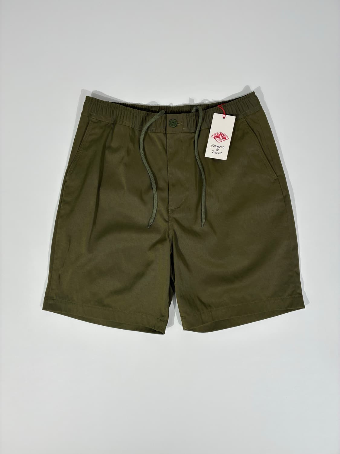 DANTON 단톤 나일론 트윌 이지 쇼츠 팬츠 카키 40사이즈 상품이미지1