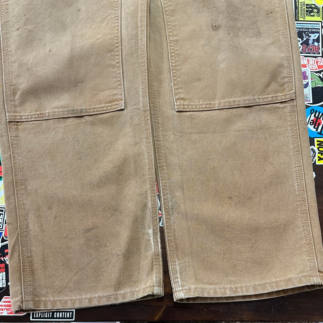 칼하트 더블니 카펜터 팬츠 B136-BRN 35 상품이미지5