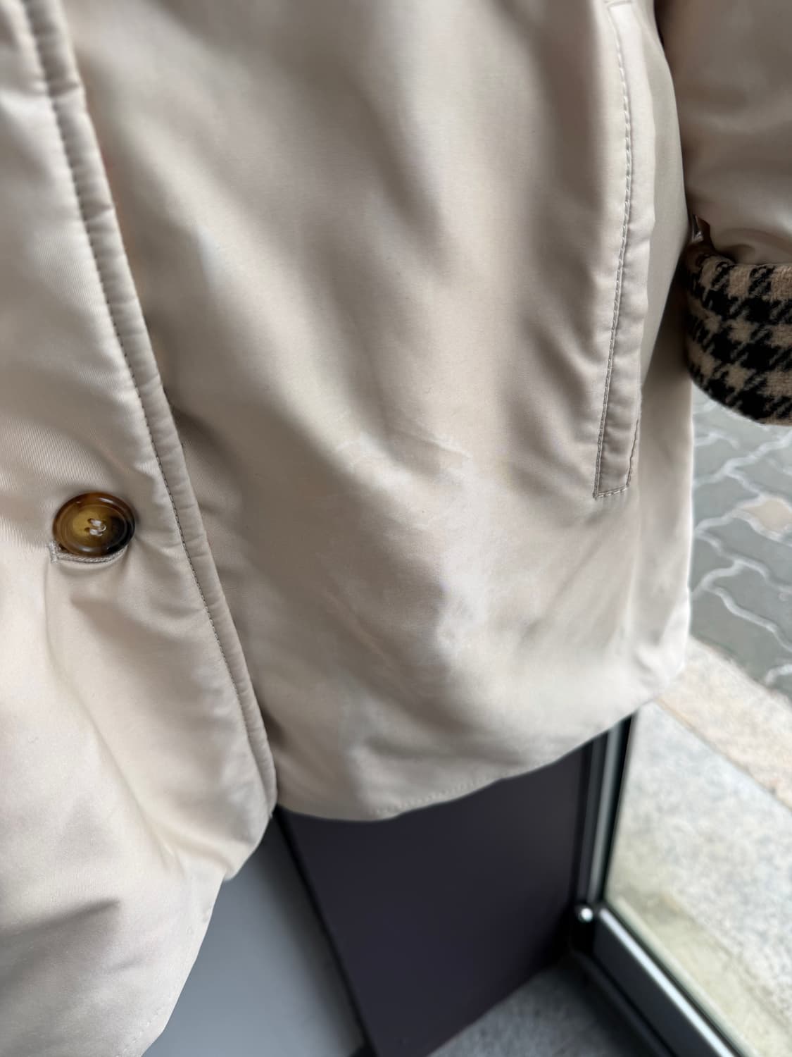 L/ 버버리 리버시블 노바체크 코트 자켓 상품이미지8