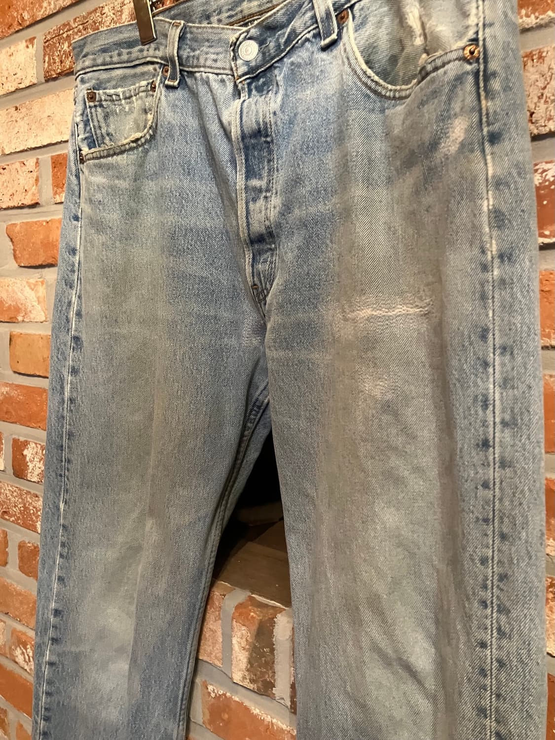 90s USA 빈티지 리바이스 501 데님 팬츠 상품이미지3