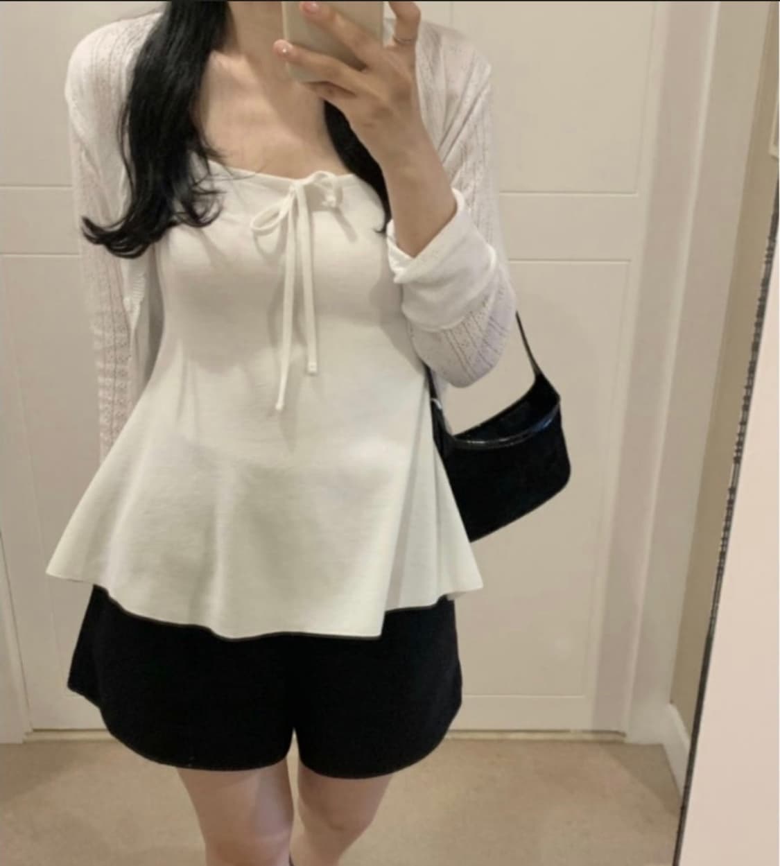 택o 새상품) 라플리에 로즈 탑 rose top 상품이미지1