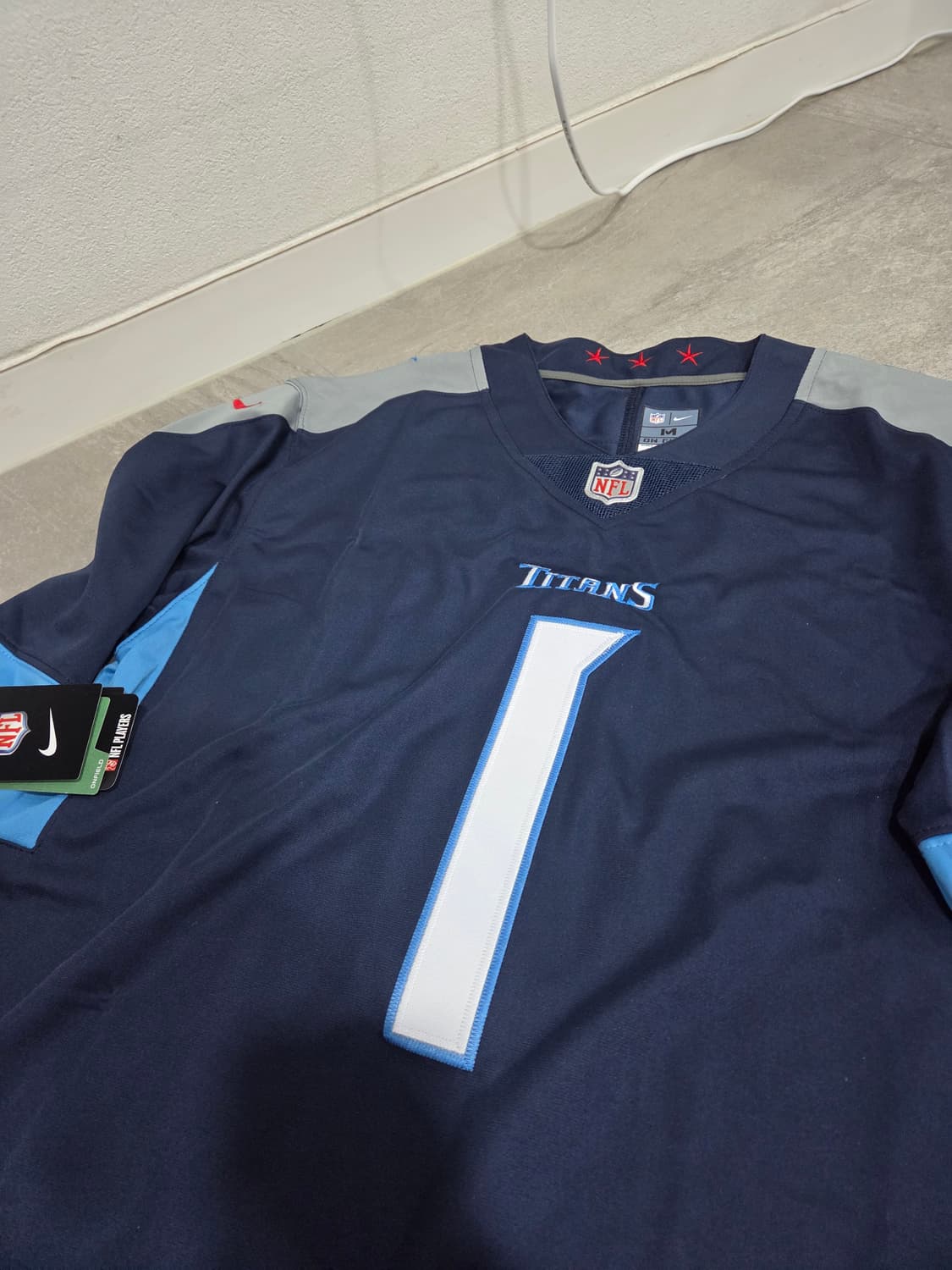 나이키/NFL 타이탄스 풋볼 럭비져지 /M 상품이미지1