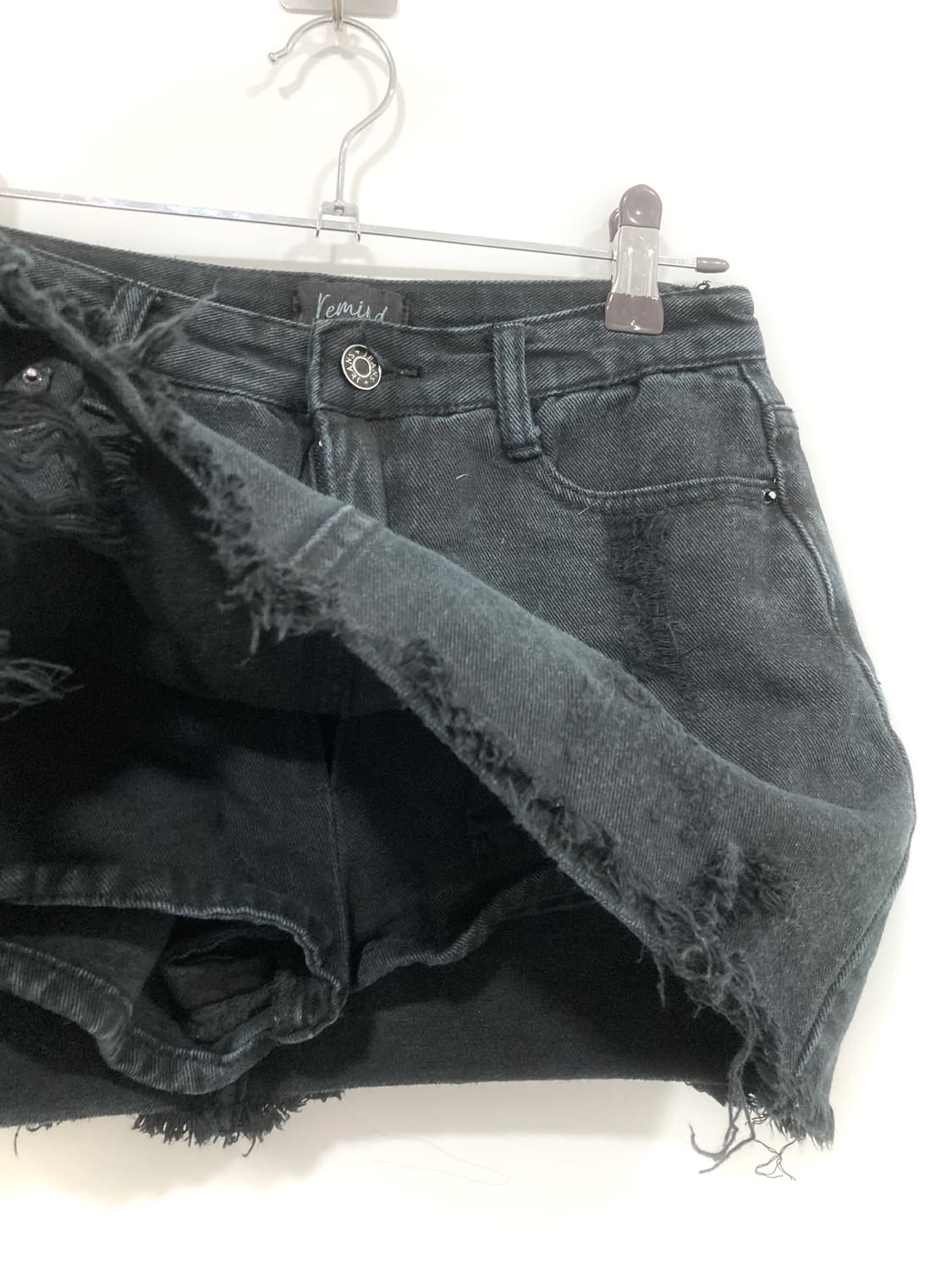 Black damage short skirt 상품이미지3