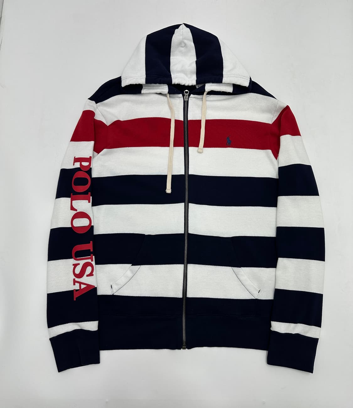 Polo 폴로 랄프로렌 USA 스트라이프 후드티 상품이미지1