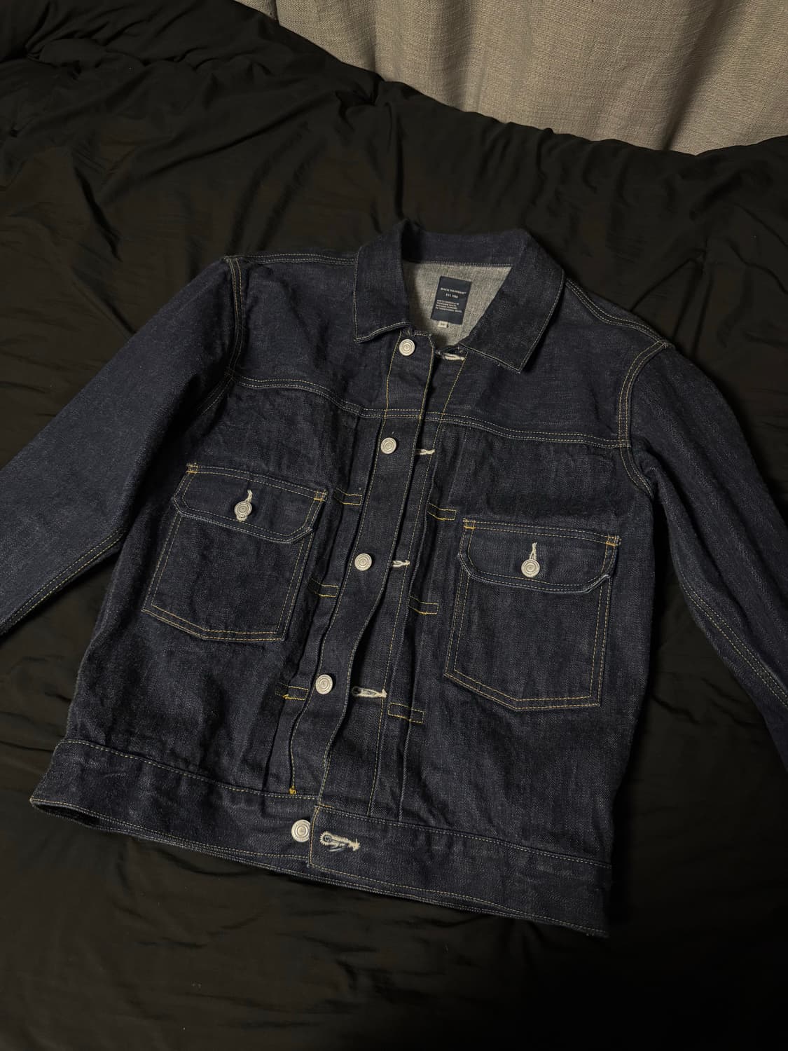 백넘버 데님 트러커 제켓 청제켓  상품이미지1