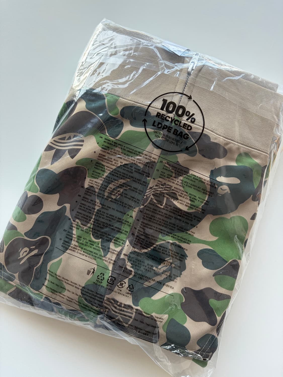 [s] 26ss 베이프 아디다스 샤크 후드집업 카모 새상품 싸게팔아용❤️ 상품이미지3