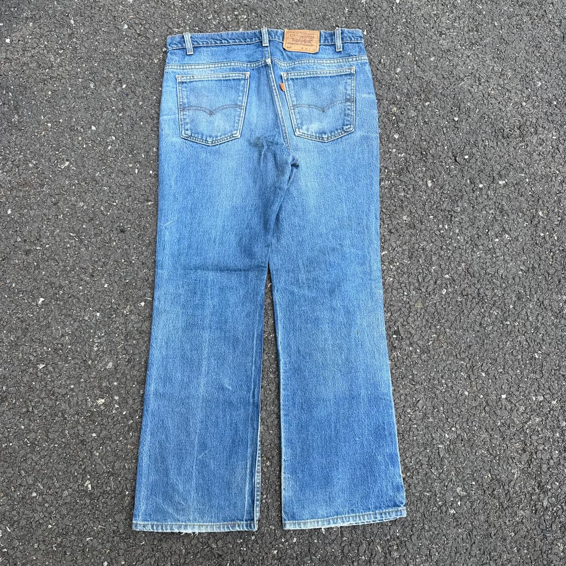 90s Vintage Levis 517 Bootcut Orange Tap 상품이미지5