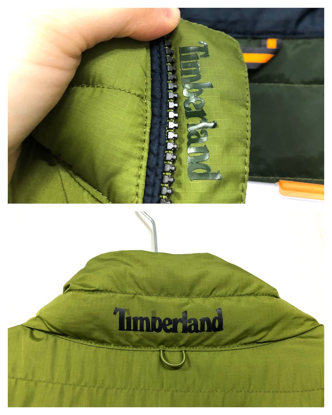 Timberland 팀버랜드 남성 시그니처 소가죽 로고 경량패딩 _ L 상품이미지10