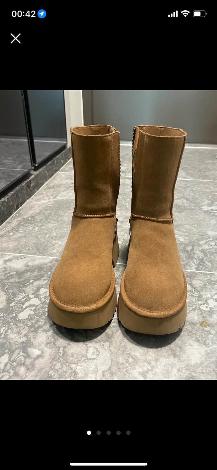 어그 청키 지퍼 힐 부츠 250 상품이미지1