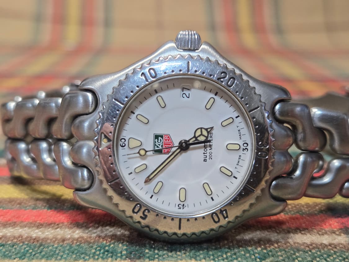 태그호이어 빈티지 피쉬본 38미리, S89-706 오토매틱 상품이미지1