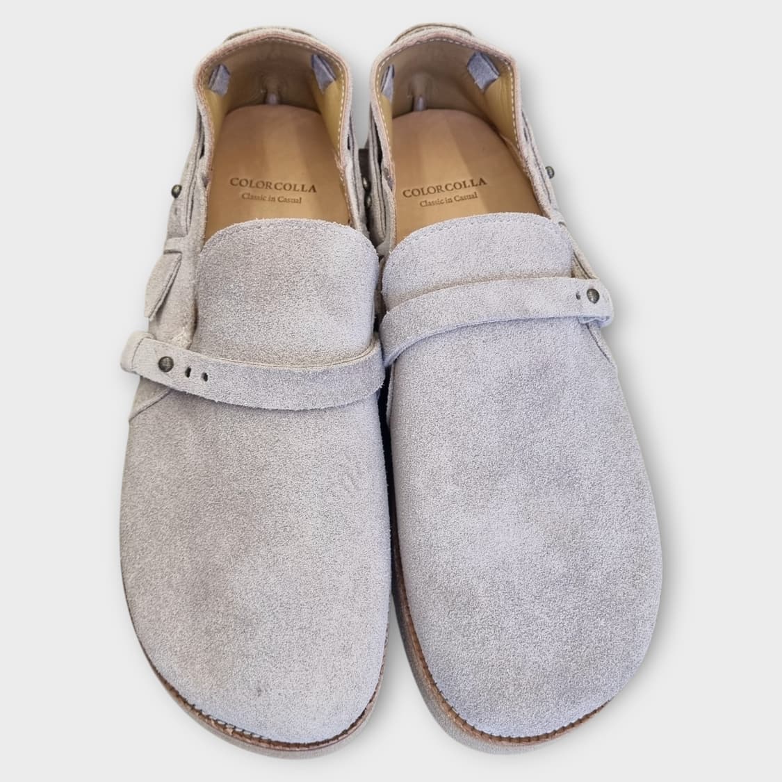 컬러콜라(COLORCOLLA) 리얼 스웨이드 스트랩 뮬 (260 사이즈) 상품이미지2