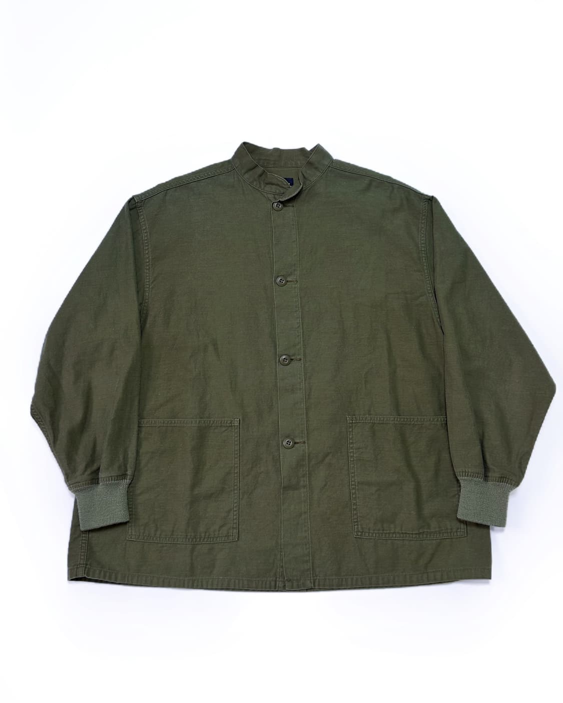 (l~xl) 니들스 NEEDLES 카키 셔츠자켓 S 넥리스셔츠 아우터  상품이미지1