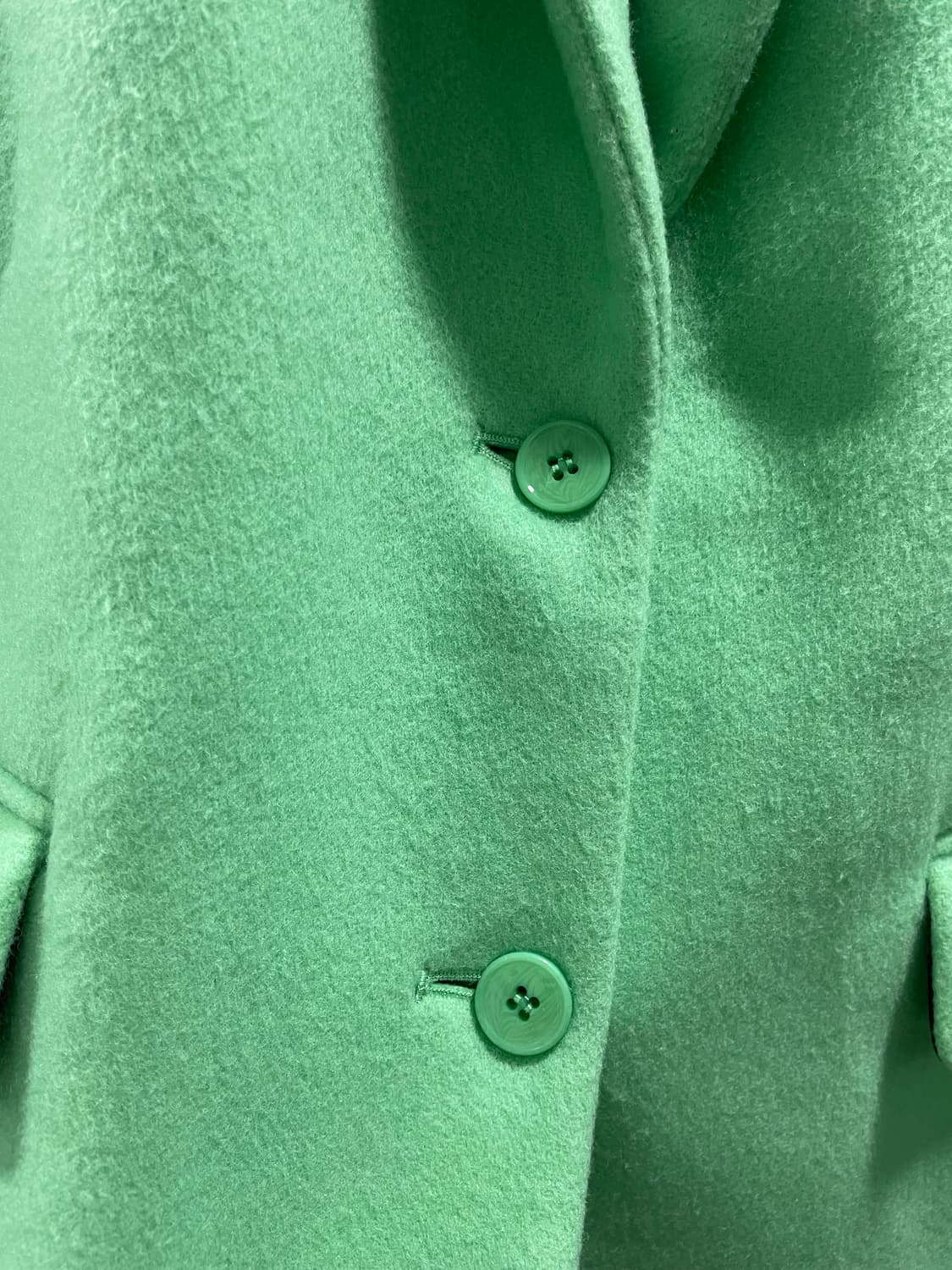 렉토/ 울 오버사이즈 코트 민트/ L 상품이미지8