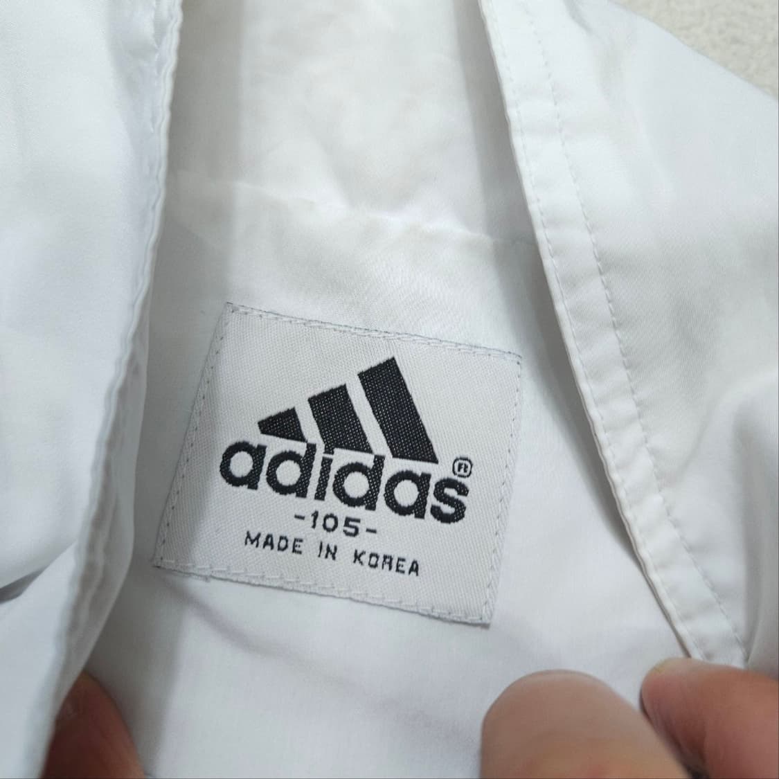 아디다스 화이트 빅로고 바람막이 105 상품이미지7