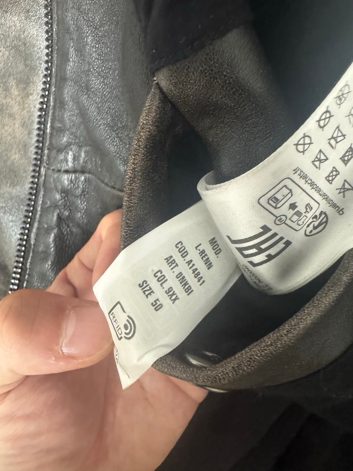 디젤 L-RENN 가죽 라이더 자켓 50 팝니다 상품이미지4