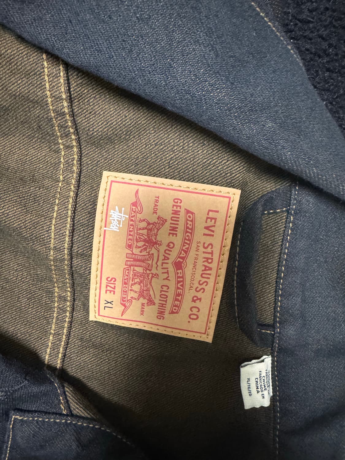 Stussy x Levi's Crispy Rinse Trucker  상품이미지3