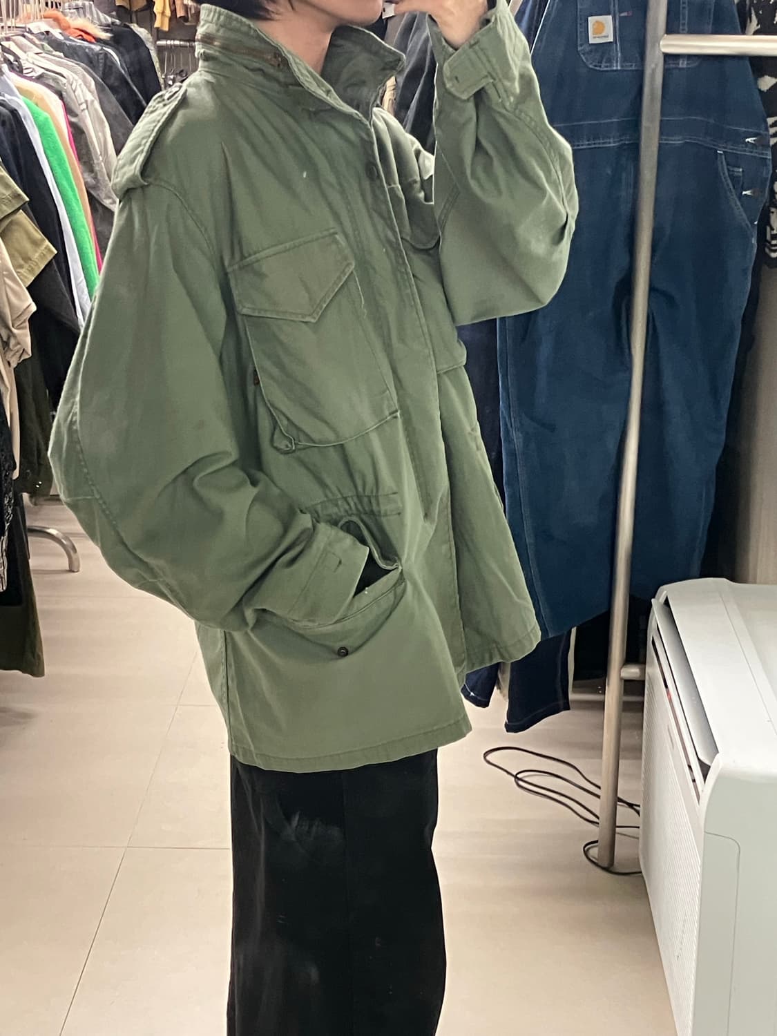 알파인더스트리 카키 M-65 필드 자켓 L 상품이미지10