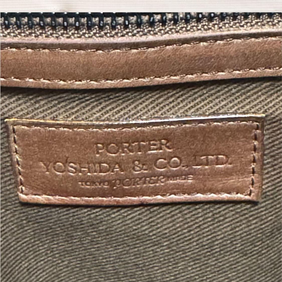 요시다 포터 카우하이드 레더 크로스백 상품이미지8