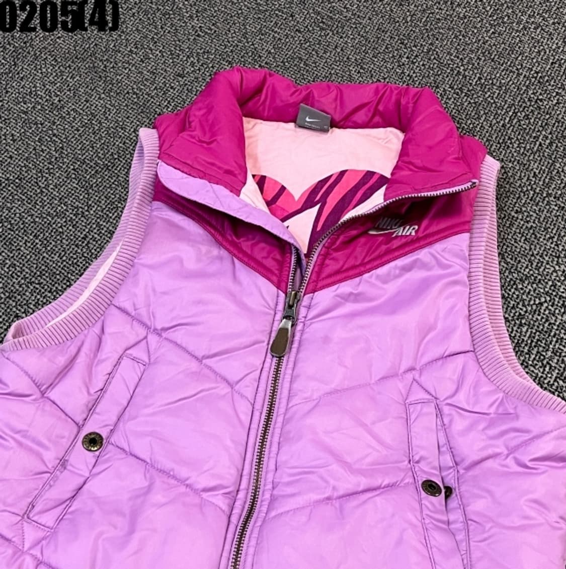 [L/90] 나이키 여성 배색 니트 패딩 조끼 베스트 0205(4) 상품이미지2