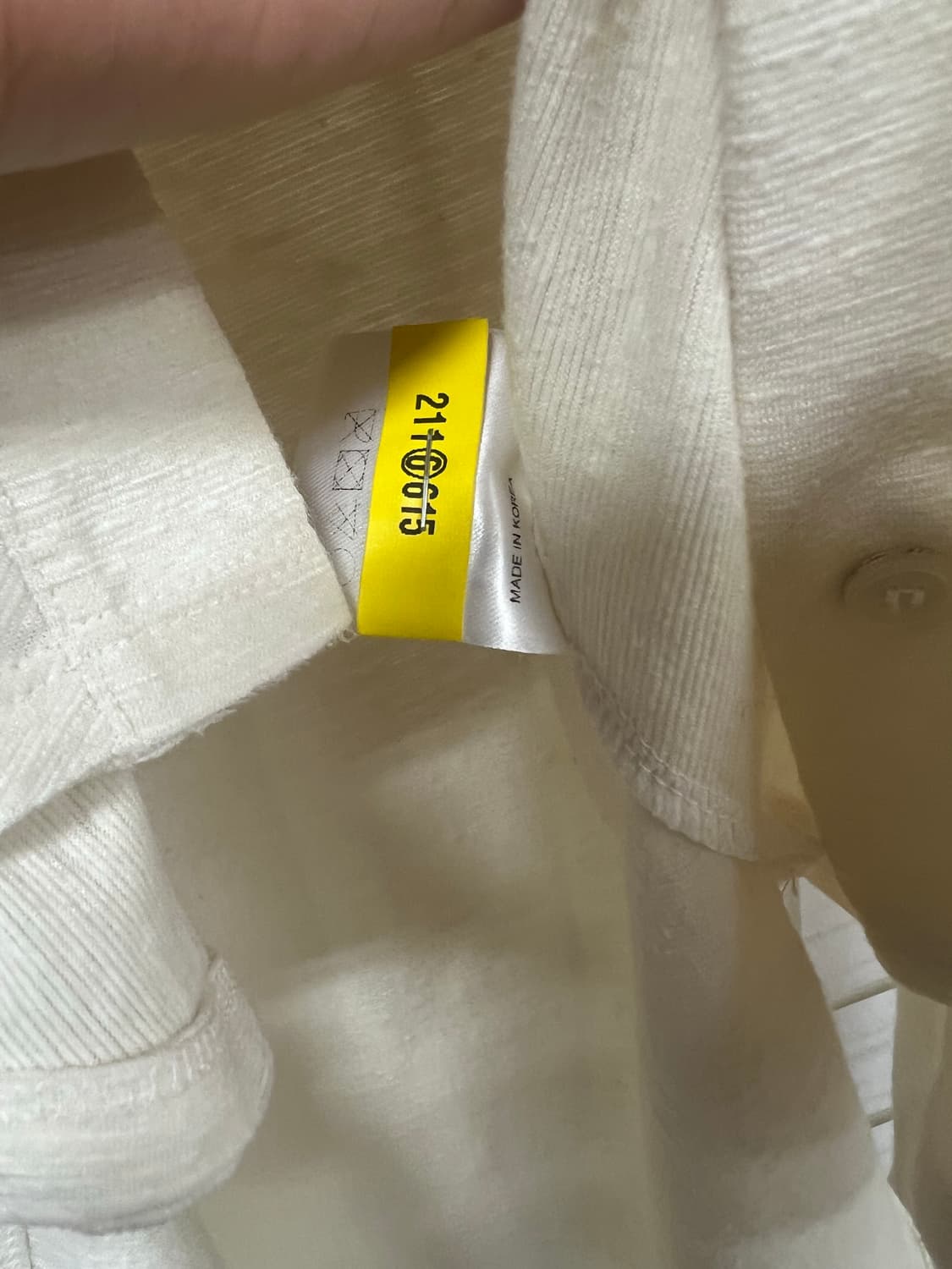 세릭 오프숄더 셔츠 / 크림 상품이미지5