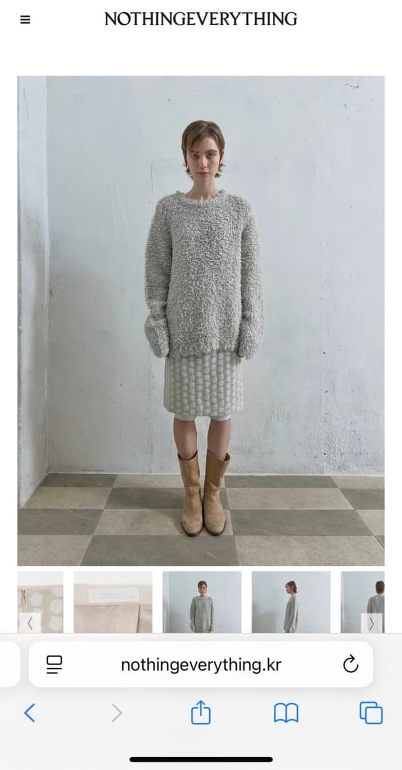 낫띵에브리띵 페블스커트 상품이미지1