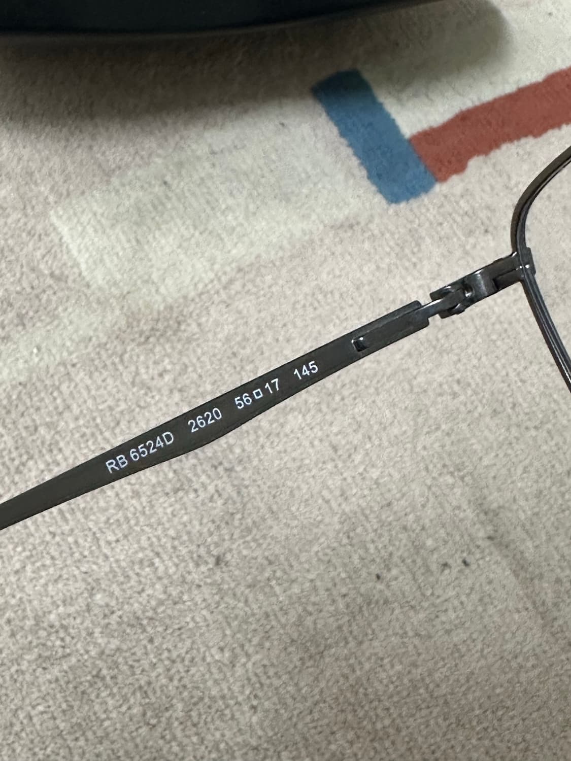 레이밴 메탈 안경 상품이미지3